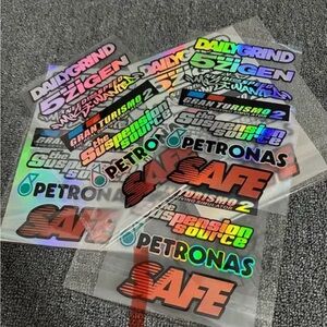 Stio Red and Orange Skins with Reflective Finish